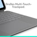Logitech Combo Touch iPad Air 13 Pouces (M2)(2024) Keyboard Case - Clavier rétroéclairé détachable avec béquille, Confort de Frappe, Mode Multi-Usage - QWERTZ - 4