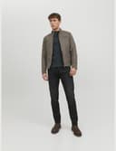 JACK & JONES Men's Jjerocky Jacket Noos Faux Leather Jacket, Falcon Fake Suede, XXL - 2