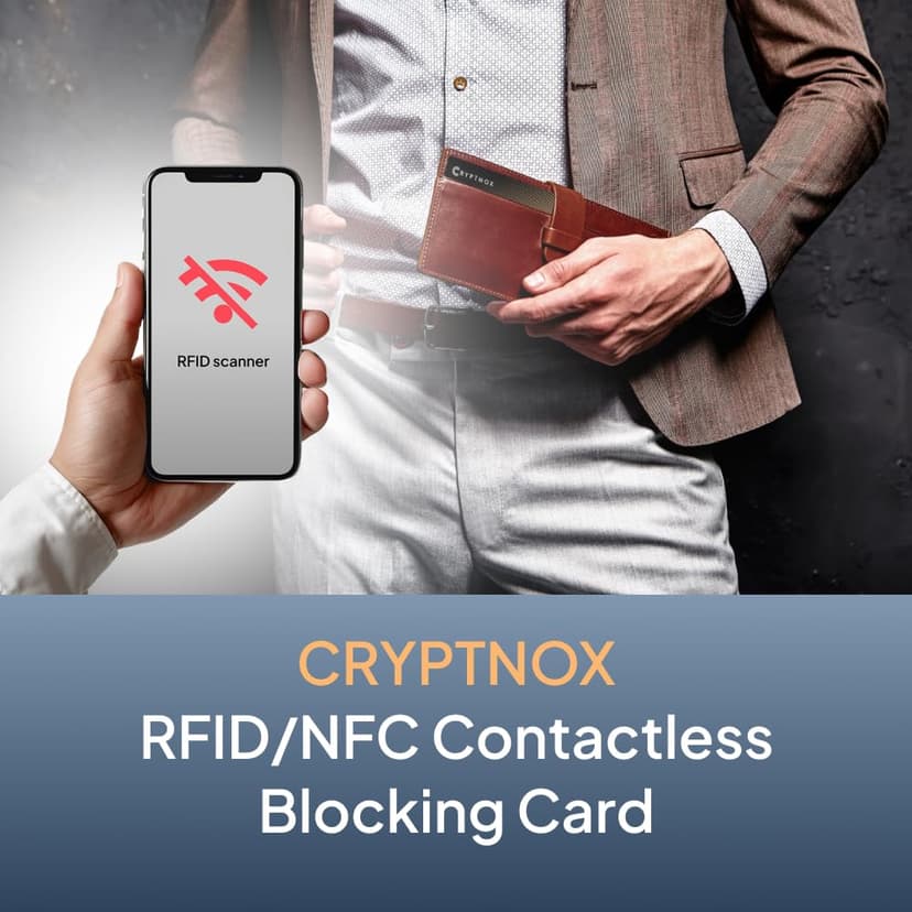 Cryptnox RFID/NFC Carte De Blocage sans Contact - Sécurité Et Confidentialité des Données Ultimes pour Le Portefeuille, L'identifiant Et Les Cartes - Sécurisez Votre Monde Numérique Dès Aujourd'hui! - 8