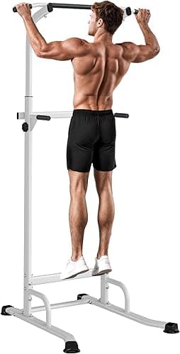 SPORTNOW Power Tower Dip Freestanding Pull Up Bar Height …