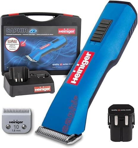 Tondeuse HEINIGER Saphir Bleue sans Fil