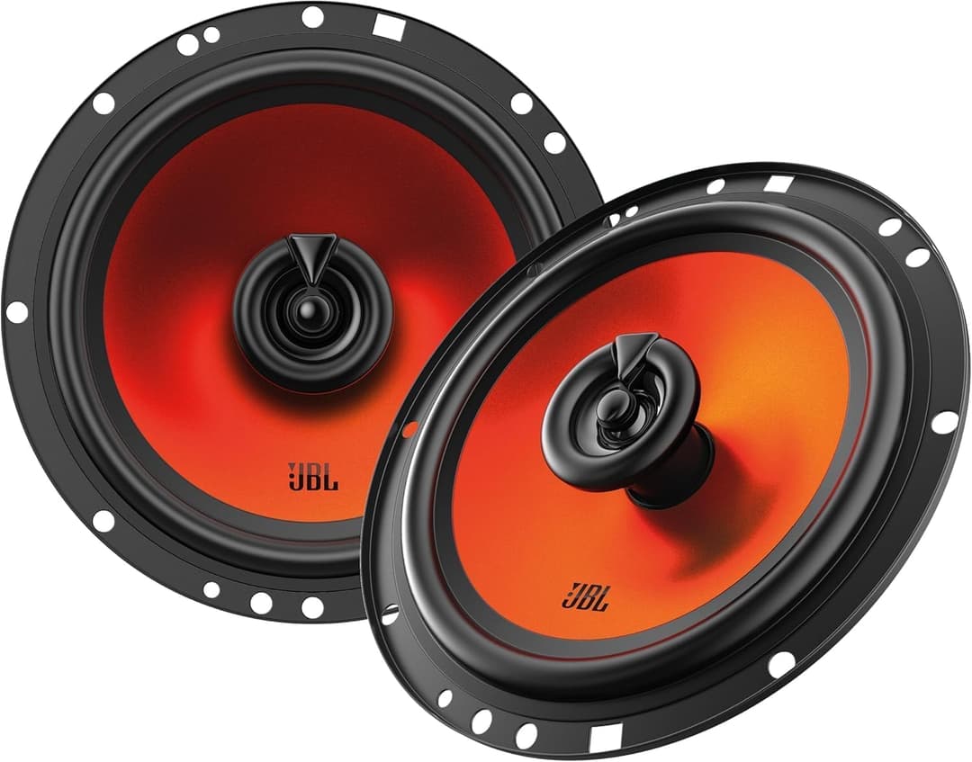 JBL Stage1 Haut Parleur Voiture Coaxiaux 165mm (6.5") de Harman Kardon Enceinte Auto Audio Premium Système Sonore High Performance Professional 50W RMS 400W Max Car HiFi Installation - Paire