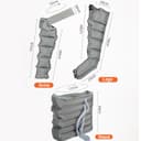Masseur à compression d'air pour jambes pressothérapie, machine de pressothérapie pour la maison avec 6 cavités, bottes de pressothérapie jambes entières et ventre professionnel pour la circulation - 8