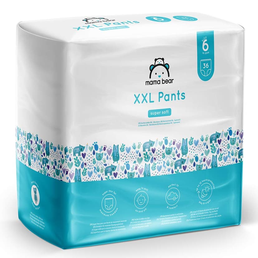 Marque Amazon - Mama Bear Couches Culottes XXL, Taille 6 (18-30kg), 72 Pièces (2 lot de 36) - 4