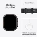 Apple Watch Ultra 3 [GPS + Cellular 49 mm] Montre connectée Course à Pied et Multisport avec boîtier Titane Noir et Bracelet Ocean Noir. Communications Satellite, Suivi santé et activité - 6