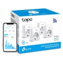 Tapo WiFi Connected Socket, Consumption Tracking, 16A Type F, Compatible with Alexa and Google Home, Control Fan, Air Conditioner, Energy Saving, Voice Control, Tapo P110(4-Pack) - 1