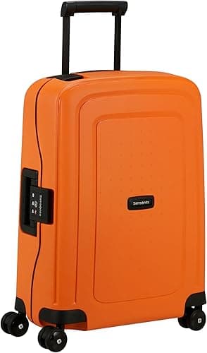Samsonite S'Cure - Spinner S, Hand Luggage, S (55 cm), 34 L, Orange (Apricot)