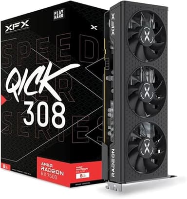 XFX Graphics Card 8 GB GDDR6 8 GB RAM AMD Radeon RX 7600