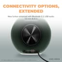 CREATIVE Pebble Pro Minimalist 2.0 USB-C Computer Speakers with Bluetooth 5.3 and Customizable RGB Lighting, Clear Dialog and BassFlex Tech, USB Audio, Headset Port, for PC and Mac - 5