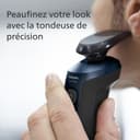 Philips Shaver Series 5000 - Wet & Dry Electric Men's Shaver in Metallic Blue with Precision Trimmer and Soft Pouch Travel Case (Model S5465/18) - 6