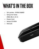 Canon PIXMA iX6850 Wireless Printer (Black) - Compact, High-Performance Home Printer - Print A3+ Photo-Lab Quality Documents & Photos - Wi-Fi/Ethernet Connectivity - Replaceable 5 Single Ink System - 7
