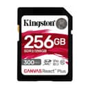 Kingston Canvas React Plus 256GB SDXC Memory Card UHS-II 300R/260W U3 V90 for Full HD/4K/8K - SDR2/256GB - 1