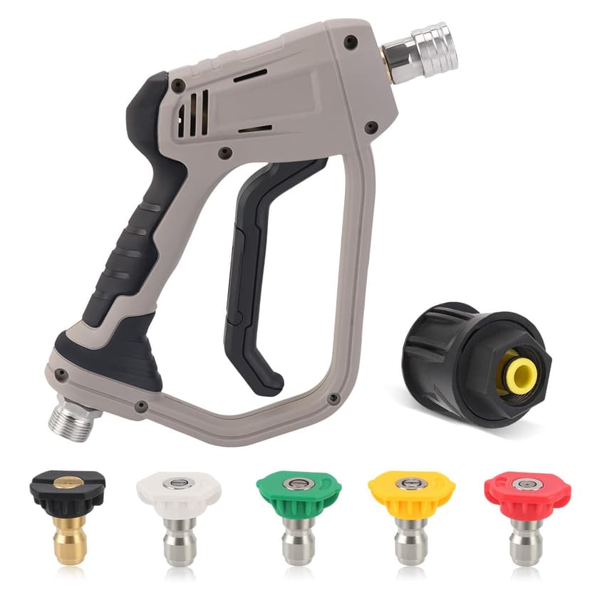 Yuirshion Pistolet de nettoyage haute pression avec 5 emb… - 1