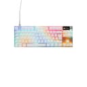 SteelSeries Apex Pro TKL Gen 3 - White Gaming Keyboard - Adjustable Hall Effect Switches; OmniPoint 3.0 - Game-Ready Presets - Rapid Trigger, Protection Mode, Rapid Tap/SOCD - French AZERTY - 9