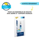 GROHE Vitalio Start 110, Ensemble de Douche avec Douchette Ronde 1 jet, Support de Douche Mural Universel, Flexible 1,75m, Economie d'Eau, A coller avec GROHE QuickGlue ou à visser, Chromé, 27944001 - 7