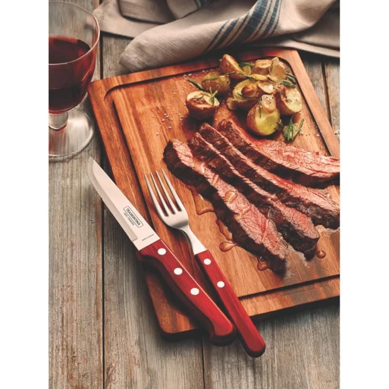 Tramontina 29899/158 29899/158 Gaucho Steak Knives, Red, 5-Inch - 4