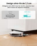 Lefant Aspirateur Robot 6000Pa, Navigation Laser dToF, Évitement Précis des Obstacles, Contrôle par App/Alexa, Anti-Enchevêtrement Idéal pour Poils d'animaux, Cheveux et Sols Durs, M310 Ultra - 4