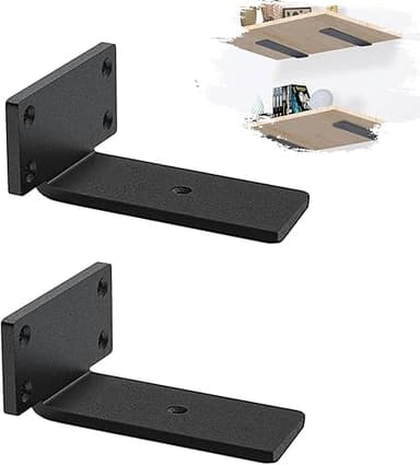 MLOQI 6pcs Shelf Carrier Shelf Bracket, White Shelf Holde…
