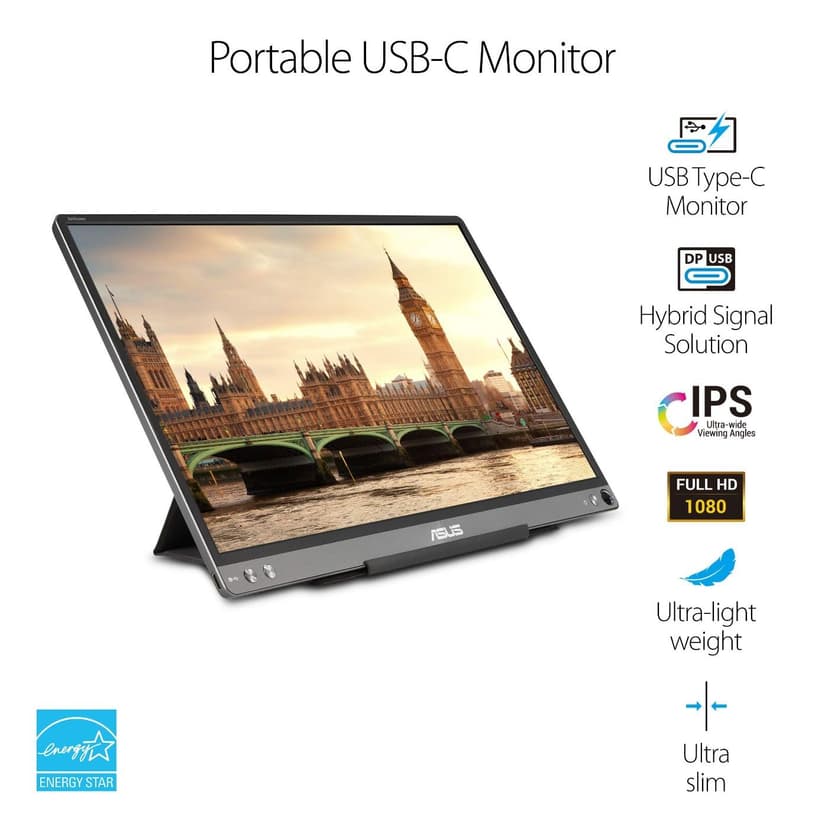 ASUS ZenScreen MB16ACE 15.6" Full HD IPS 60 Hz 5 ms LED Portable Flat Monitor - 2