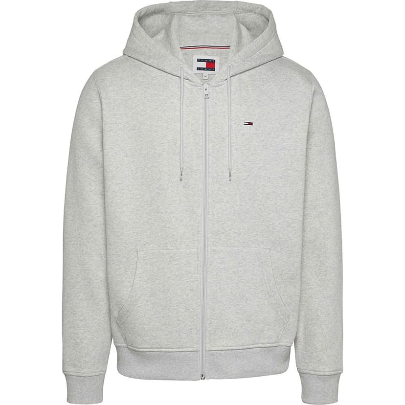 Tommy Jeans Men’s Flag Fleece Zip Through Hoodie - 1