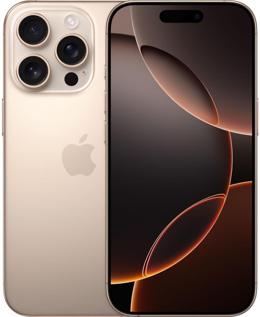 Apple iPhone 16 Pro, 128GB, Titane sable (Reconditionné) - 1