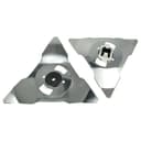 vhbw 2X Replacement Blade Compatible with Robomow RC304u, RC306, RC308, RC308PRO, RC304PRO Cordless Lawnmower - Cutter Blades, Silver, Stainless Steel - 1