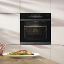Hisense BI64EPXESOL - Pyrolytic Oven with Steam, Even Bake 77L, Air Fryer, Frozen Cooking, Fast Heating, Simultaneous Cooking x5, Grill/Pizza Mode, Soft Close, Stainless Steel - 2