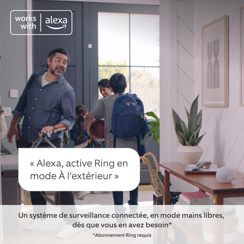 Ring Alarm Pack - S by Amazon | Smart home alarm security system with optional Assisted Monitoring - No long-term commitments | Works with Alexa - 6