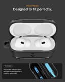Spigen Rugged Armor Case Compatible with AirPods Pro 3 (2025) - Matte Black - 5