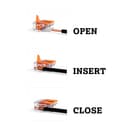 WAGO 221�XP-412�Connection Clamp 2�Conductors with Levers Small 0.2���4�mm� Transparent Design, Pack of 1 - 6