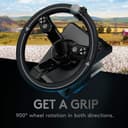 Logitech G Saitek Farm Sim Controller, Heavy Equipment Bundle for Farming Simulator, Gaming Steering Wheel and Pedals with Control Panel, 900° Wheel, 38+ Assignable Buttons, USB, PC/Mac - Black - 3