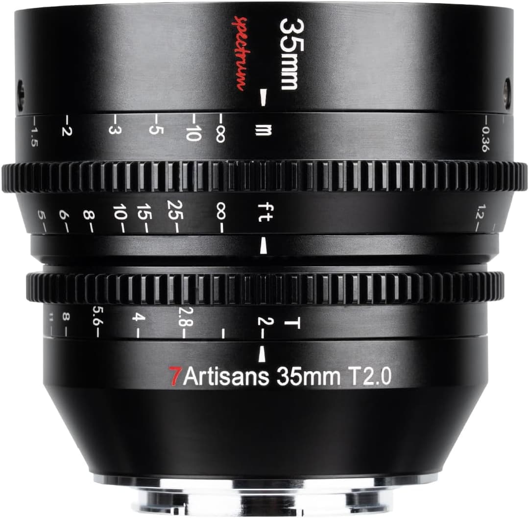7artisans 35mm T2.0 Large Aperture Full Frame Cine Lens L…