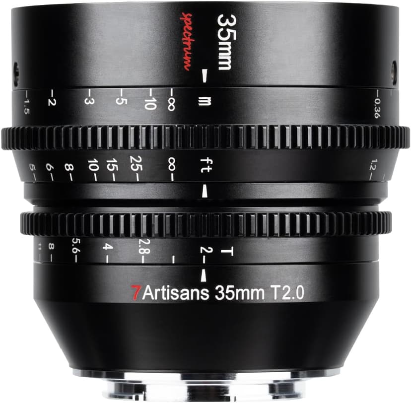 7artisans 35mm T2.0 Large Aperture Full Frame Cine Lens L… - 1
