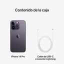 Apple iPhone 14 Pro, 128GB, Deep Purple - (Renewed) - 6