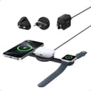Anker MagSafe Compatible 3-in-1 Wireless Charging Station, Qi2 Certified 15W MagGo Charger, Foldable Travel Wireless Charging Pad for iPhone 17/16/15/14 Series, AirPods, Apple Watch (Not a Power Bank) - 1