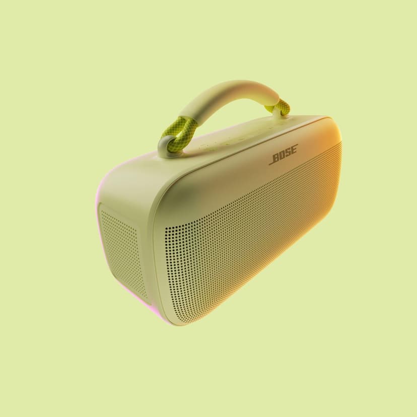 Bose SoundLink Max Portable Speaker, Large Waterproof Bluetooth Portable Sound Speaker, Up to 20 Hours of Battery Life, USB-C, Built-In 3.5 mm AUX Input, Citrus Yellow - Limited Edition - 2