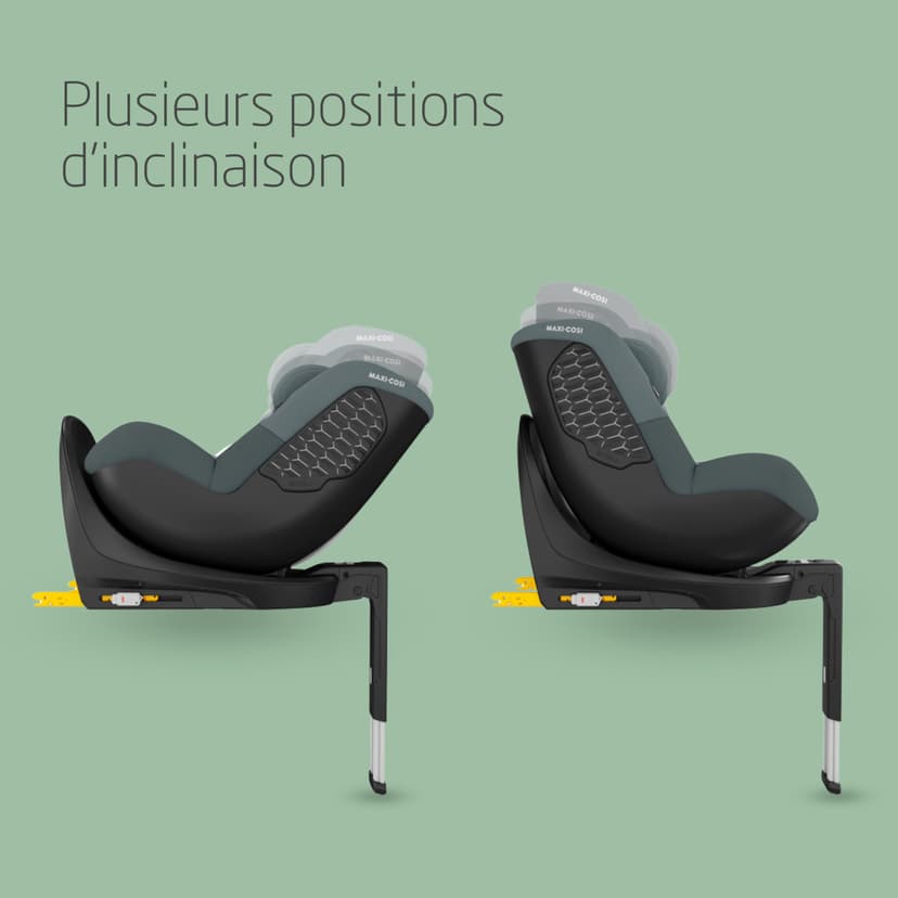 Maxi-COSI Mica 360 S, 360 Car Seat, 3 Months - 4 Years (61-105cm), Baby Car Seat, FlexiSpin Rotation, 5 Recline Positions, G-Cell Protection, Easy-in Harness Hooks, Tonal Graphite - 3