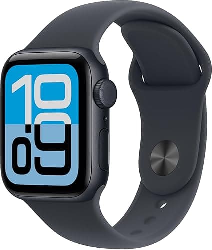 Apple Watch SE 3 [GPS + Cellular 40 mm] Smart Watch with Midnight Case and Midnight Sport Band Activity/Sleep/Heart Rate Monitor - Always On Screen
