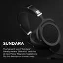 HIFIMAN SUNDARA Over-ear Full-size Planar Magnetic Headphones with High Fidelity Design Easy to Drive by iPhone/Android Comfortable Headband Open-Back Design Easy Cable Swapping Black - 2