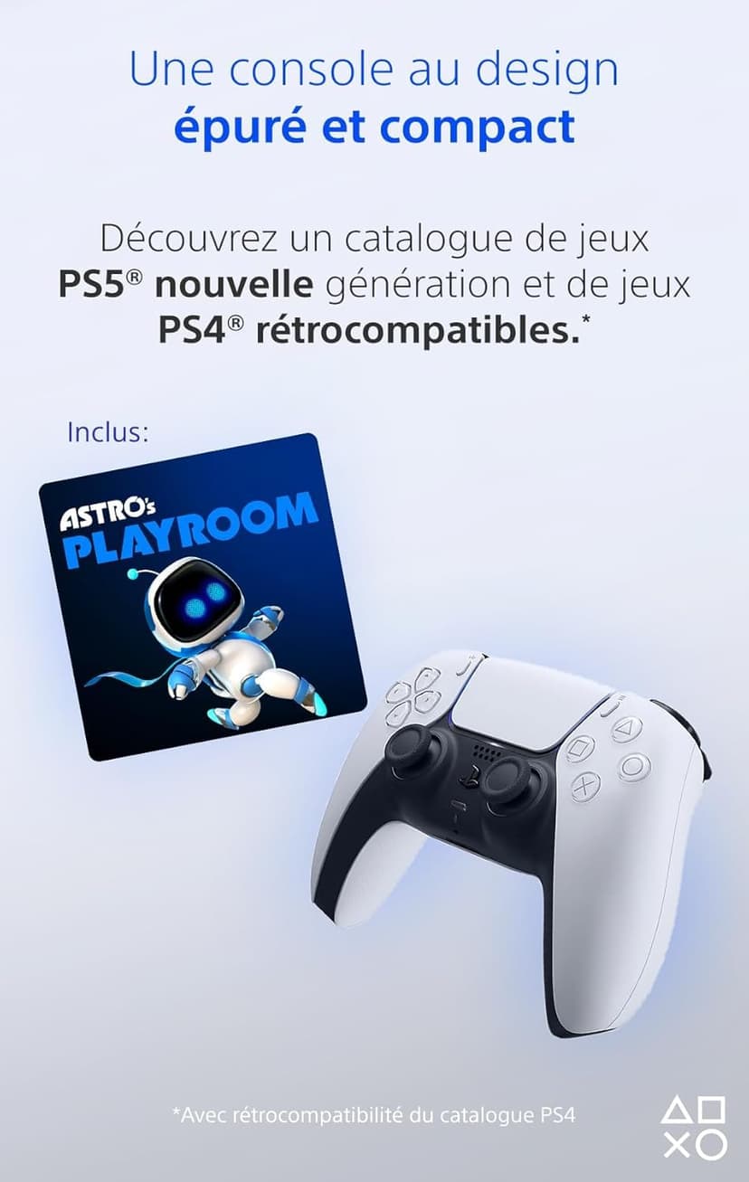 Playstation Sony, 5 Édition Numérique, PS5 avec 1 Manette Sans Fil DualSense, Couleur : Blanche - 2