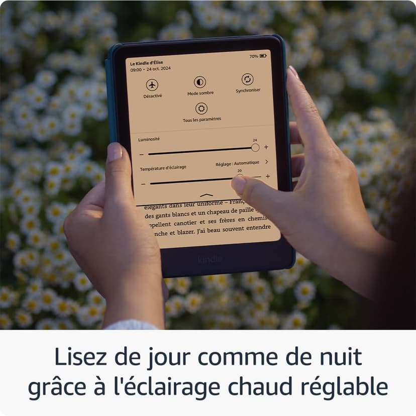 Amazon Kindle Paperwhite (Nouvelle génération) - Notre modèle le plus rapide avec un nouvel écran antireflets et une autonomie de plusieurs semaines - 16 Go - Sans publicités - Noir - 5