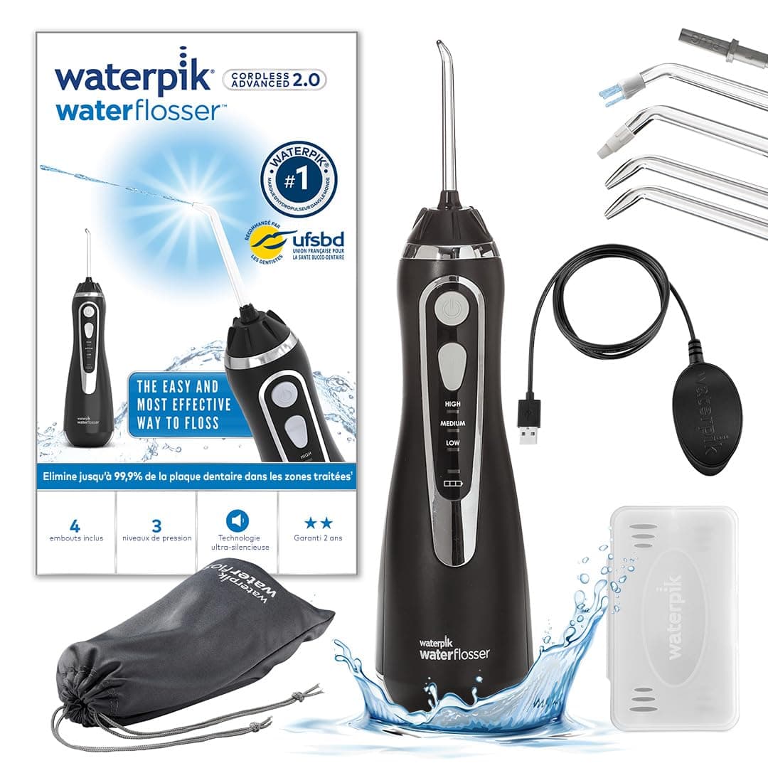 Waterpik Advanced - Hydropulseur Dentaire Sans Fil, Jet D…