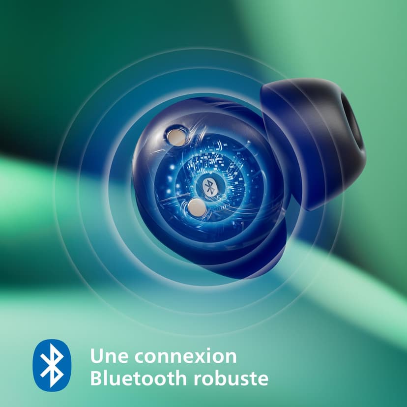 Philips TAT1209BK True Wireless in Ear Bluetooth Headphones - Small Buds. Great Value Natural Sound. Dynamic Bass, Pocket-Sized Charging Case, Clear Calls - Black - 9