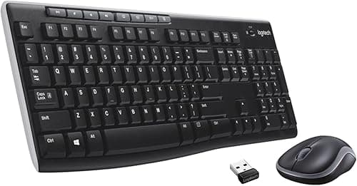 Logitech MK270 Combo Clavier Souris sans Fil, QWERTY UK