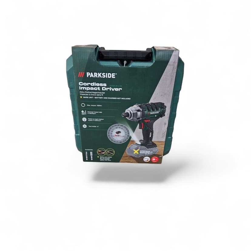Parkside PDSSA 20-Li A1 Cordless Impact Wrench without Battery and Charger (with Case) - 1