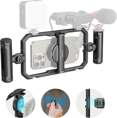 SMALLRIG Universal Quick Release Phone Cage Kit Basic, Al…