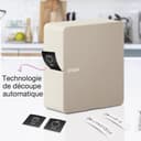 EPSON LabelWorks LW-C610 | Imprimante d'étiquettes portable - Bluetooth, application iOS et Android, alimentation batterie ou secteur, impression jusqu'à 24 mm, 50 rubans, massicot économique - 8