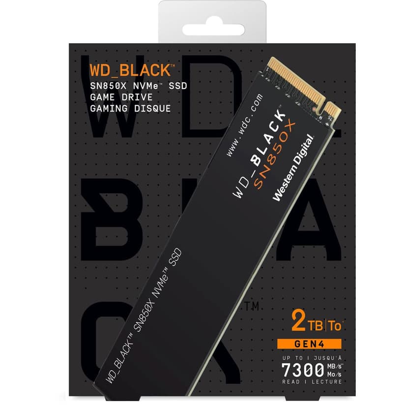 WD_BLACK SN850X NVME SSD Non-Heatsink 2TB - 4