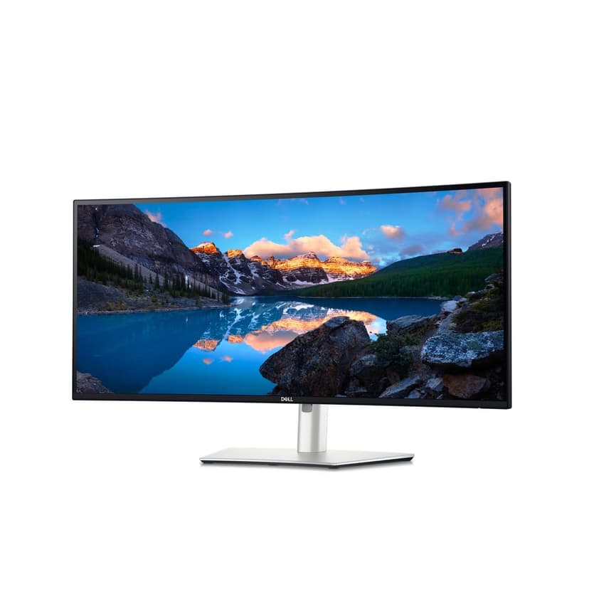 Dell UltraSharp 34 Curved Thunderbolt Hub Monitor - U3425WE - 34.14-inch WQHD (3440 x 1440) 120Hz Display, IPS Black, Integrated Speakers, sRGB 100%, 3-Year Advanced Exchange Service - Silver - 1