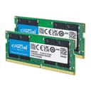 Crucial RAM DDR4 64Go Kit (2x32Go) 3200MHz SODIMM CL22, Mémoire pour Ordinateur Portable, Mini PC (ou 2933MHz / 2666MHz) - CT2K32G4SFD832A - 1
